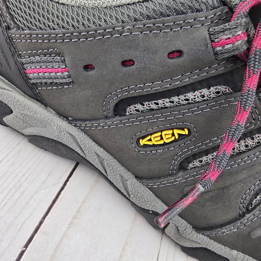 Keen Hiking Shoes Pink and Gray Women’s Size 7.5 - Picture 10 of 16
